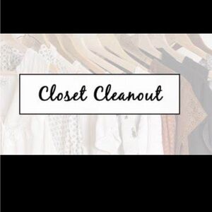 Closet Cleanout make me an offer